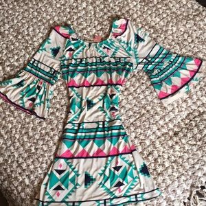 NWT bought at a local boutique. Tribal shift dress